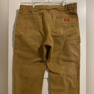 Dickies Vintage Tan Duck Workwear Carpenter Relaxed Fit Straight Leg Jean Pants